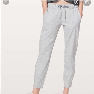 GUC Gray Lululemon On The Fly Pants